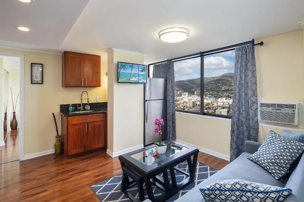 *** Aparthotel 2 Bedroom Corner Suite & Tropical Views Honolulu United States